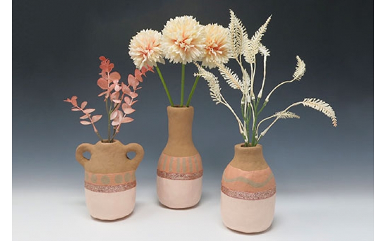 Just Peachy Vases